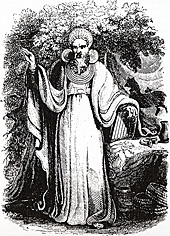 Друид. Гравюра XIX в.