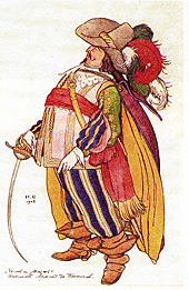 И. Билибин (1876 — 1942). Эскиз костюма.