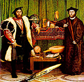 Г. Гольбейн (1497-1543). Портрет французских послов. 1533 г.