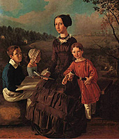 И. Ф. Хруцкий (1810— 1885 гг.). Семейный портрет. 1854 г.