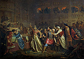 Чориков Б.А. (1802‑1866 гг.). Софья Витовна срывает пояс Дмитрия Донского с Василия Косого.