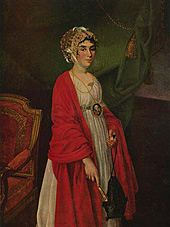 Н.И. Аргунов (1771‑1829 гг.). Портрет П.И. Ковалевой‑Жемчуговой. 1801‑1802 гг. Собрание Государственного музея керамики и „Усадьба Кусково XVIII века".