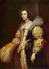 Ван Дейк (1566—1641 гг.). Портрет Марии-Луизы де Тассис. 1630 г.