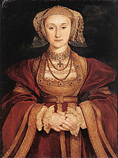 Г. Гольбейн (1497-1543). Портрет Анны Клевской. 1539. Собрание музея Лувр, Париж
