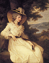 А. Кауфман (1741‑1807 гг.). Портрет леди Элизабет Фостер. 1786 г. Национальный фонд, Икуорт