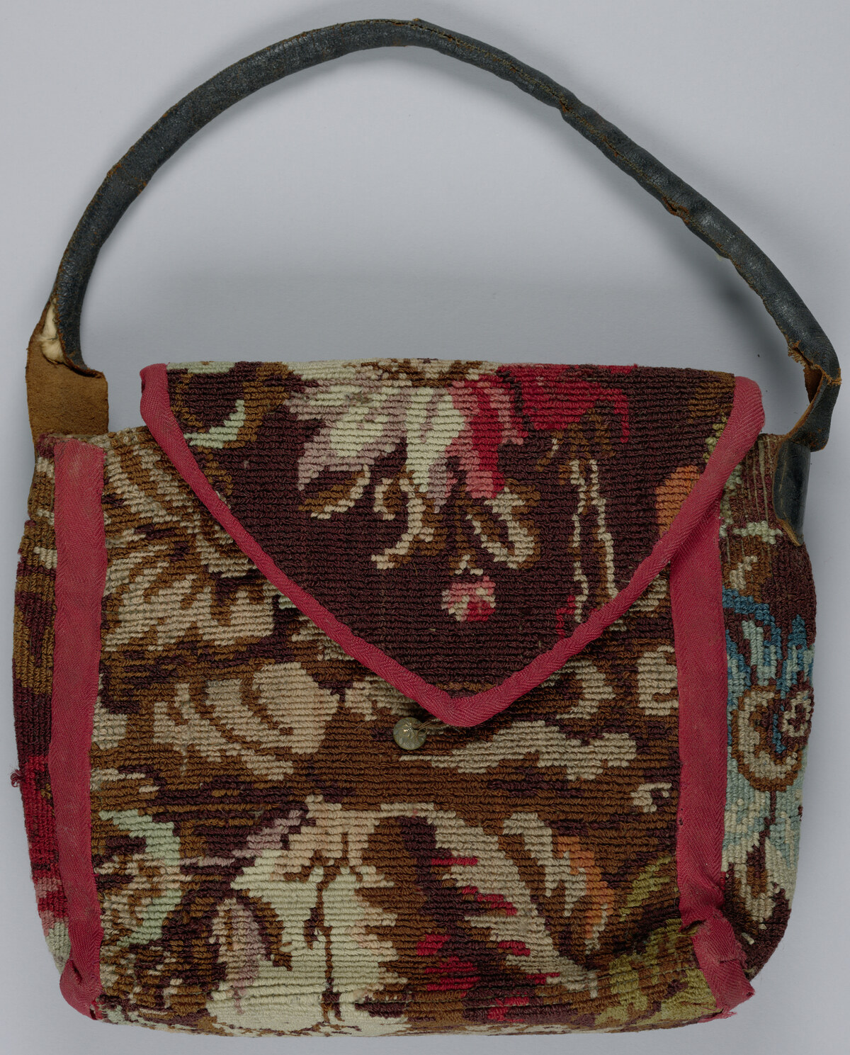 Ковровый саквояж, США, 1860–1869