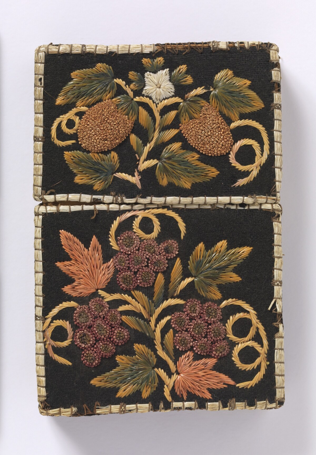 Визитница, США, начало XIX века (инв. 1957-180-46-a,b)