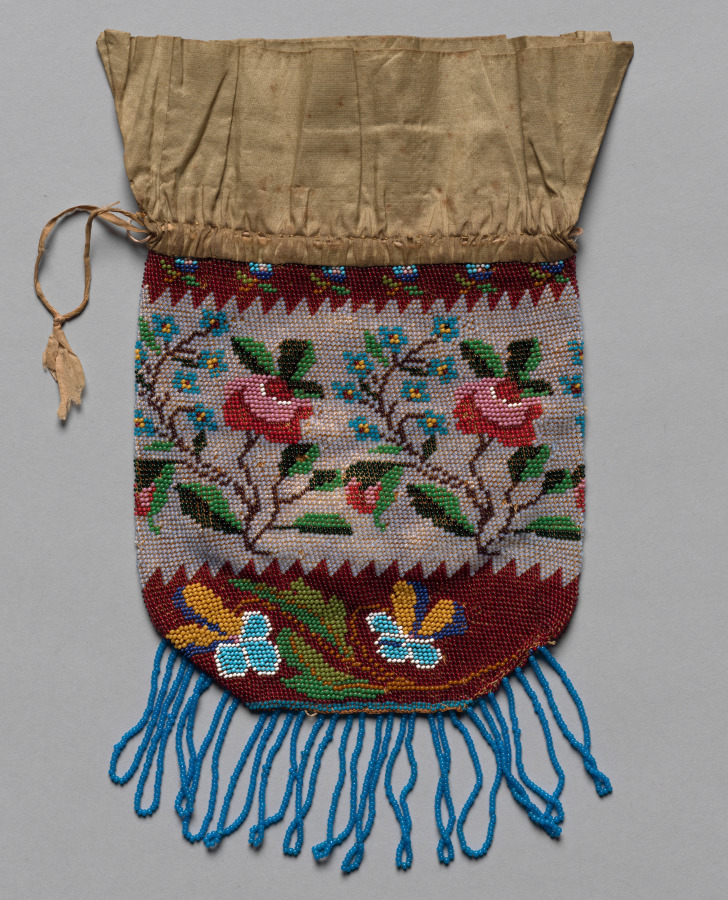 Бисерная сумка, Америка, XIX век (инв. 1936.420)
