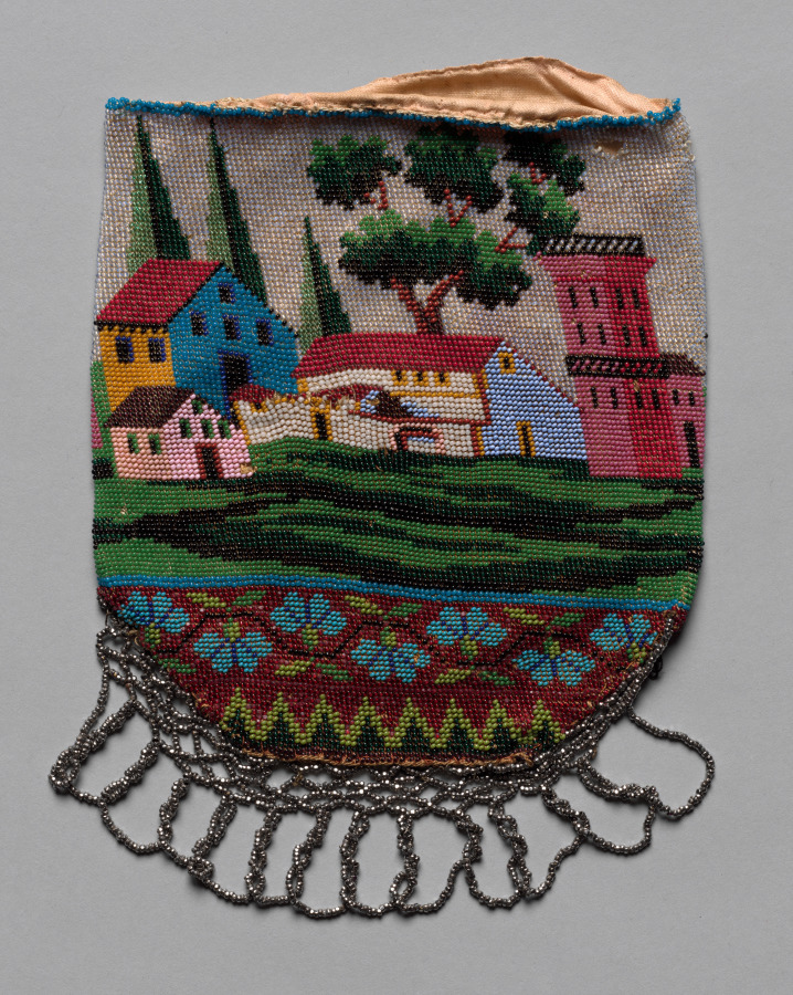 Бисерная сумка, Америка, XIX век (инв. 1942.869)