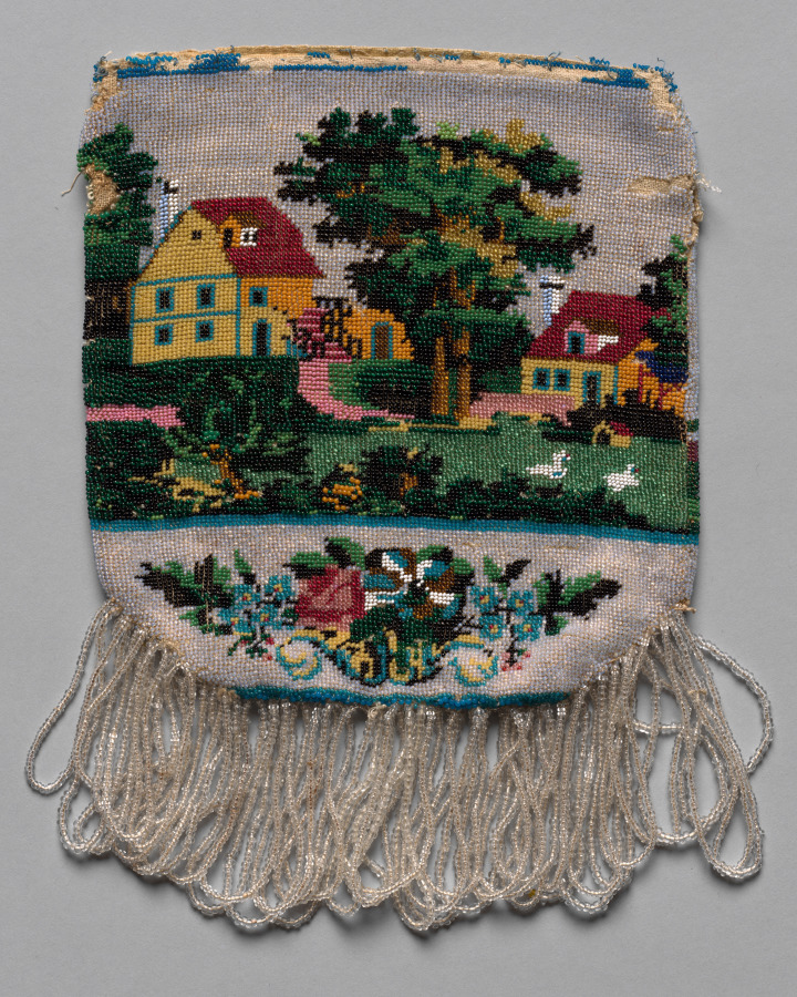 Бисерная сумка, Америка, XIX век (инв. 1943.251)